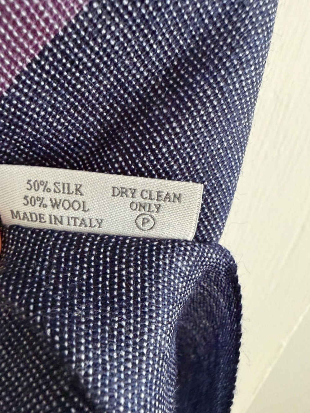 Vivessi Silk-Wool Scarf - Made in Italy - Picture 4 of 5